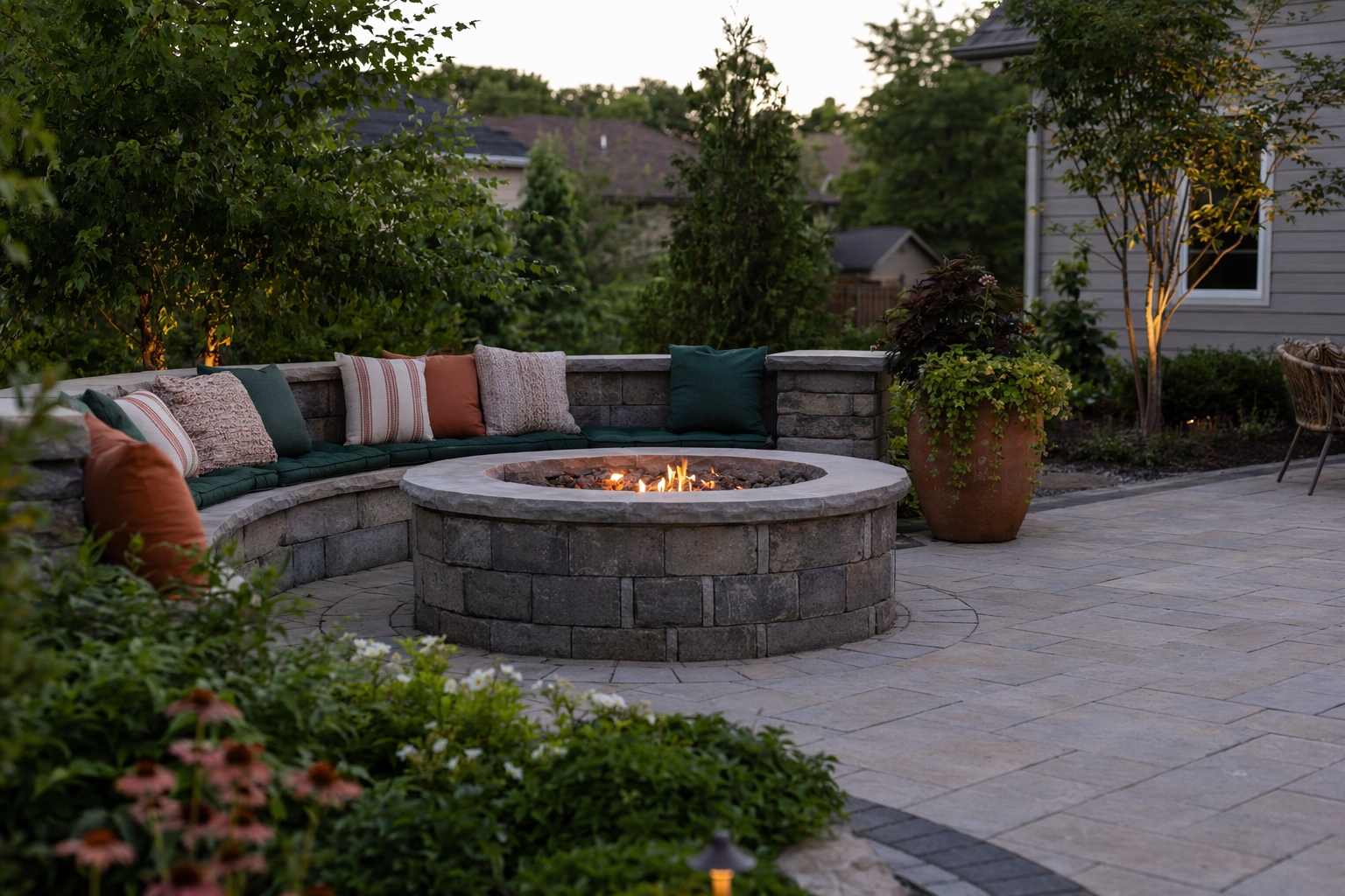 Fire pits, fireplaces and fire tables